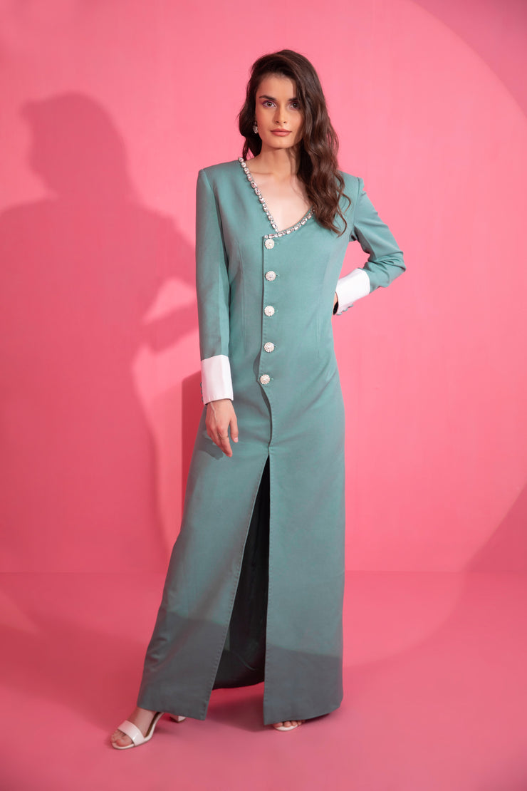Tarry Green Long Dress
