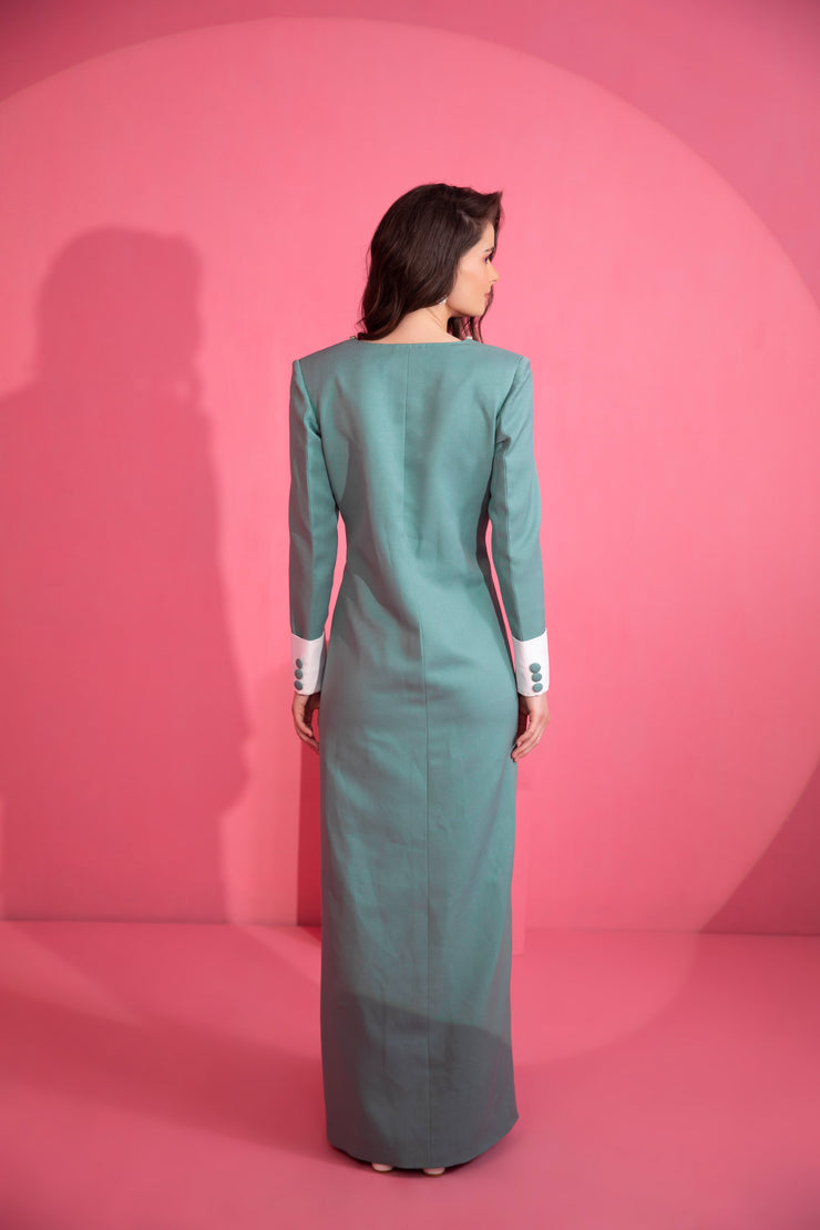 Tarry Green Long Dress