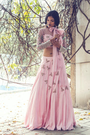 Pink Jasmine Lehnga Set
